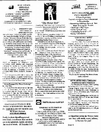 The Wewa News — Volume 1, Issue 8, Page 2