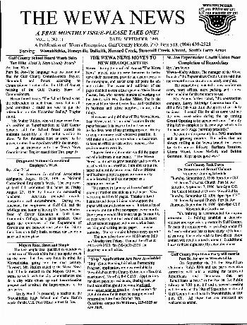 The Wewa News — Volume 1, Issue 11, Page 1