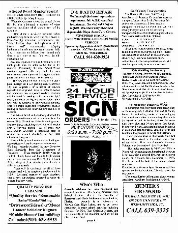 The Wewa News — Volume 2, Issue 1, Page 4