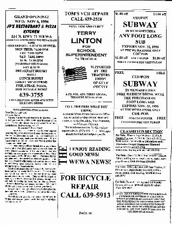 The Wewa News — Volume 2, Issue 1, Page 14