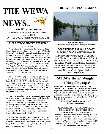 The Wewa News — Volume 3, Issue 3, Page 1