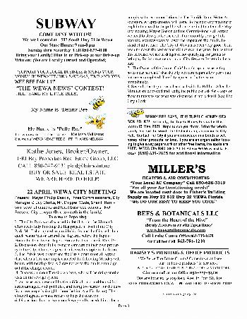 The Wewa News — Volume 3, Issue 3, Page 8