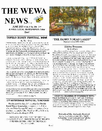 The Wewa News — Volume 3, Issue 4, Page 1