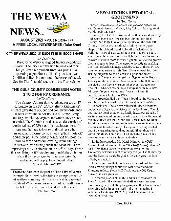 The Wewa News — Volume 3, Issue 6, Page 1