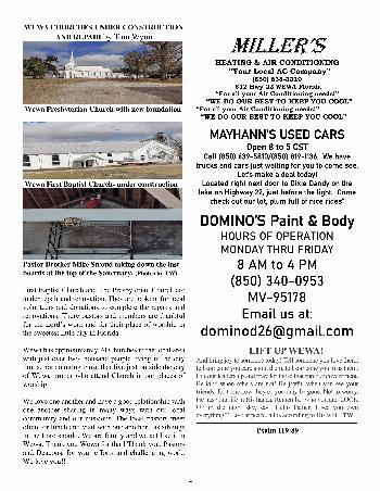 The Wewa News — Volume 4, Issue 3, Page 4