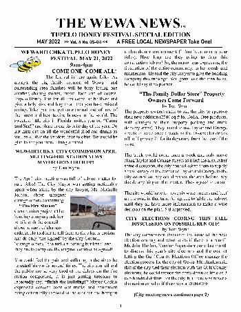 The Wewa News — Volume 4, Issue 5, Page 1