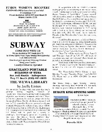 The Wewa News — Volume 4, Issue 6, Page 6