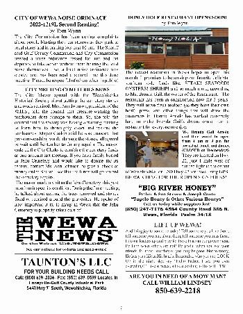The Wewa News — Volume 4, Issue 7, Page 3