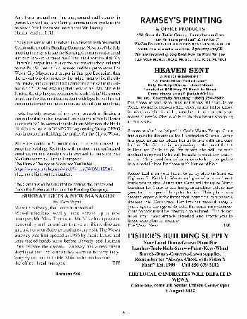 The Wewa News — Volume 4, Issue 8, Page 6