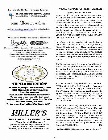 The Wewa News — Volume 4, Issue 11, Page 6