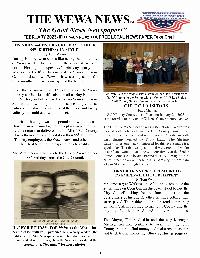 The Wewa News — Volume 5, Issue 2, Page 1