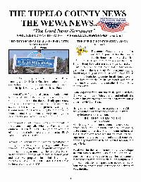 The Wewa News — Volume 5, Issue 4, Page 1