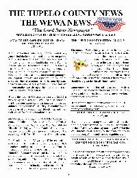 The Wewa News — Volume 5, Issue 5, Page 1