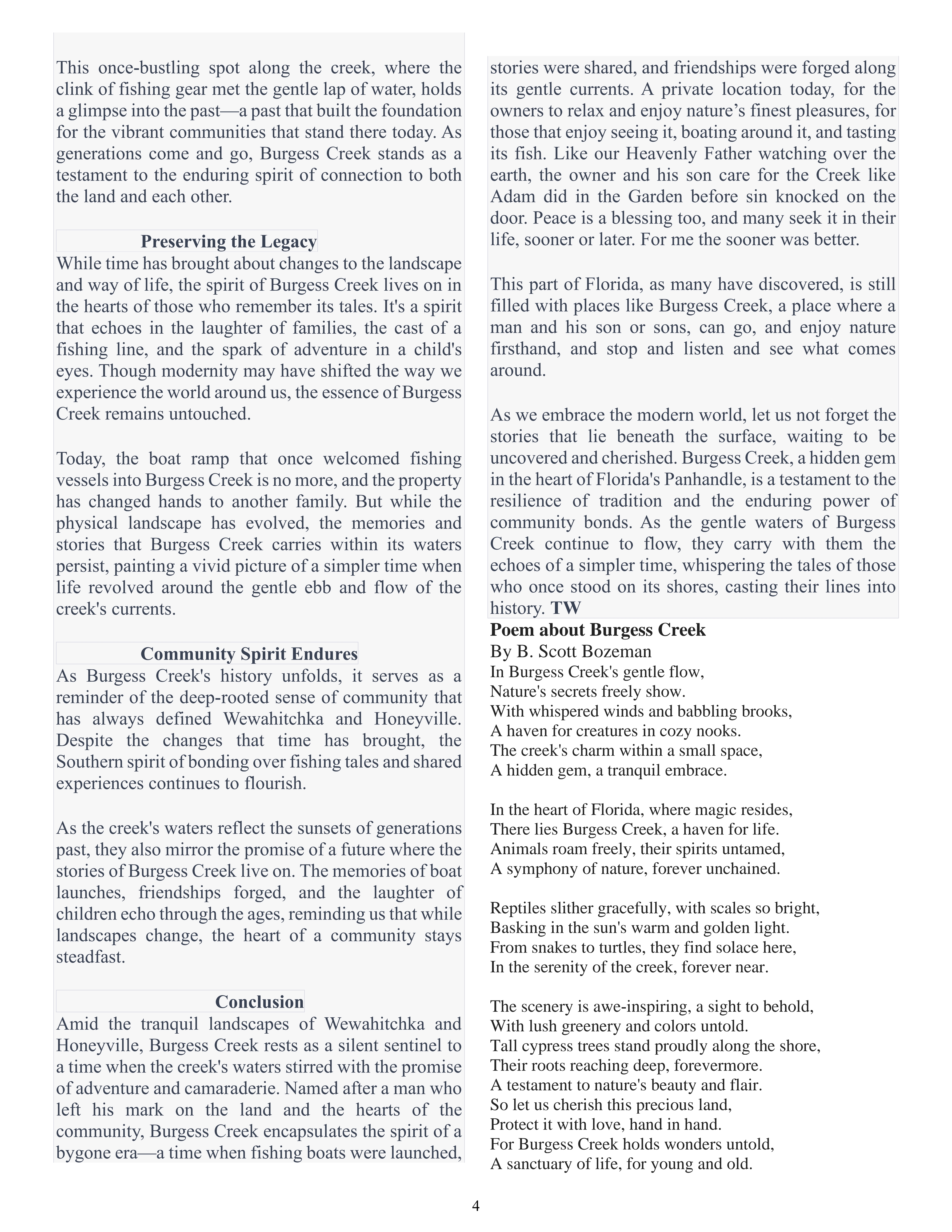 The Wewa News — Volume 5, Issue 11, Page 4