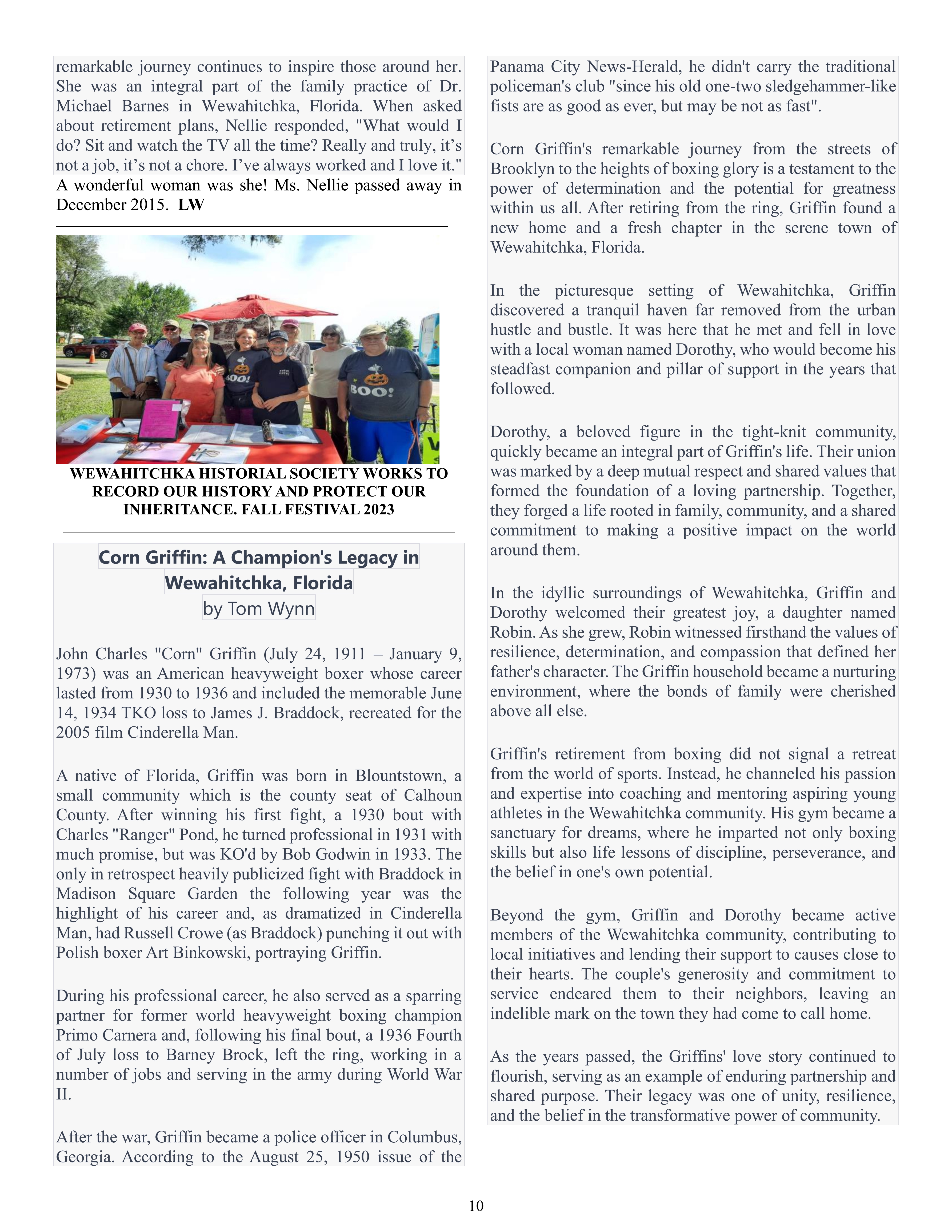 The Wewa News — Volume 5, Issue 11, Page 10