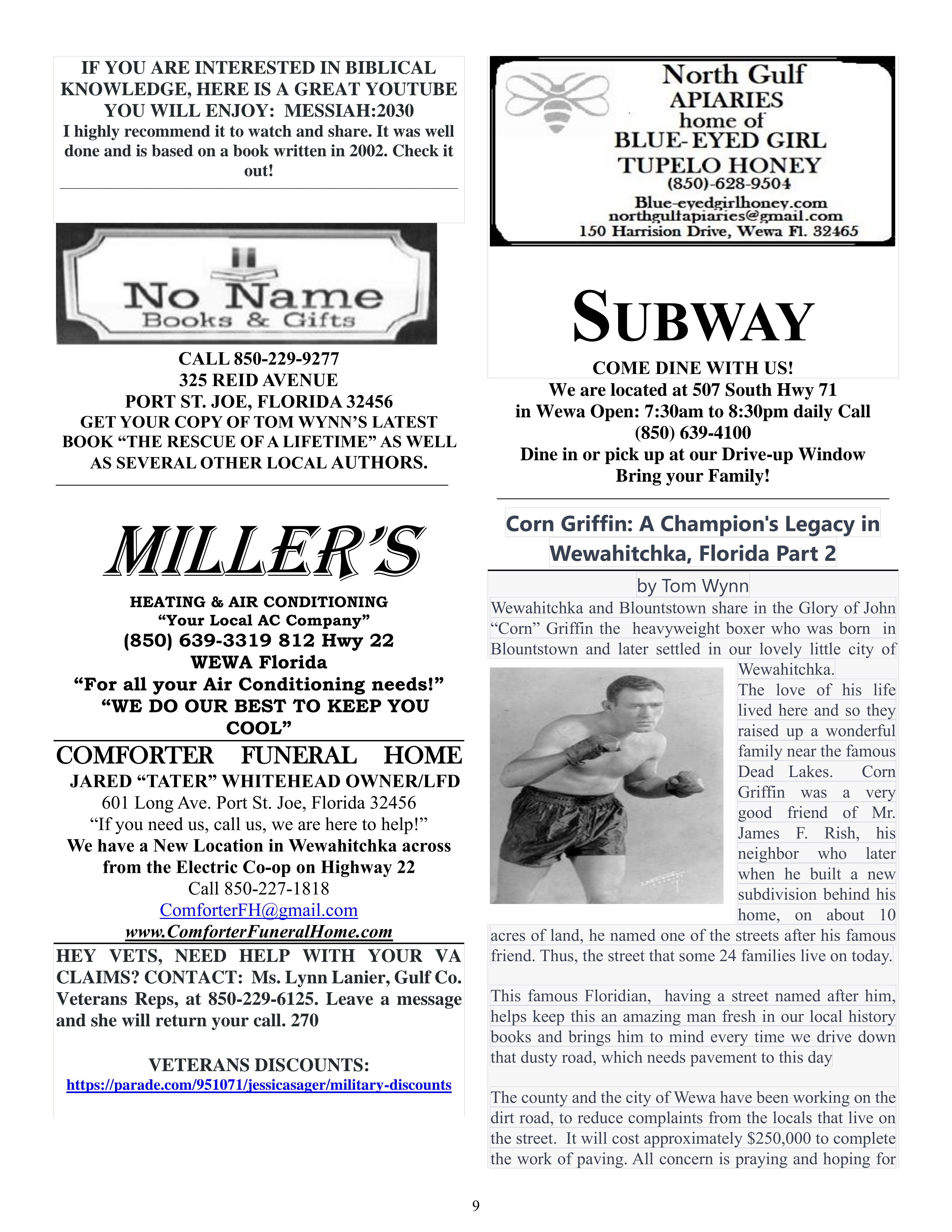 The Wewa News — Volume 5, Issue 12, Page 9