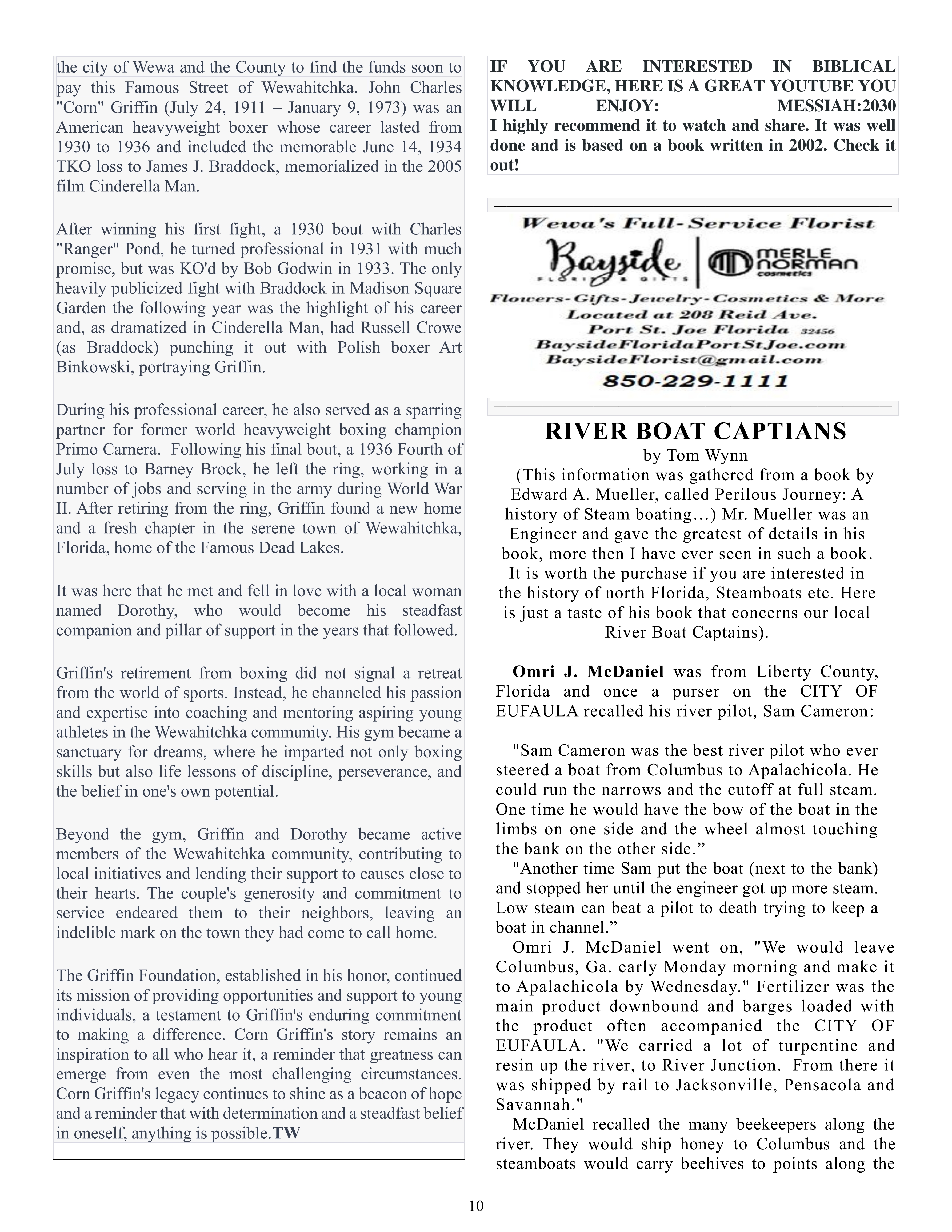 The Wewa News — Volume 5, Issue 12, Page 10