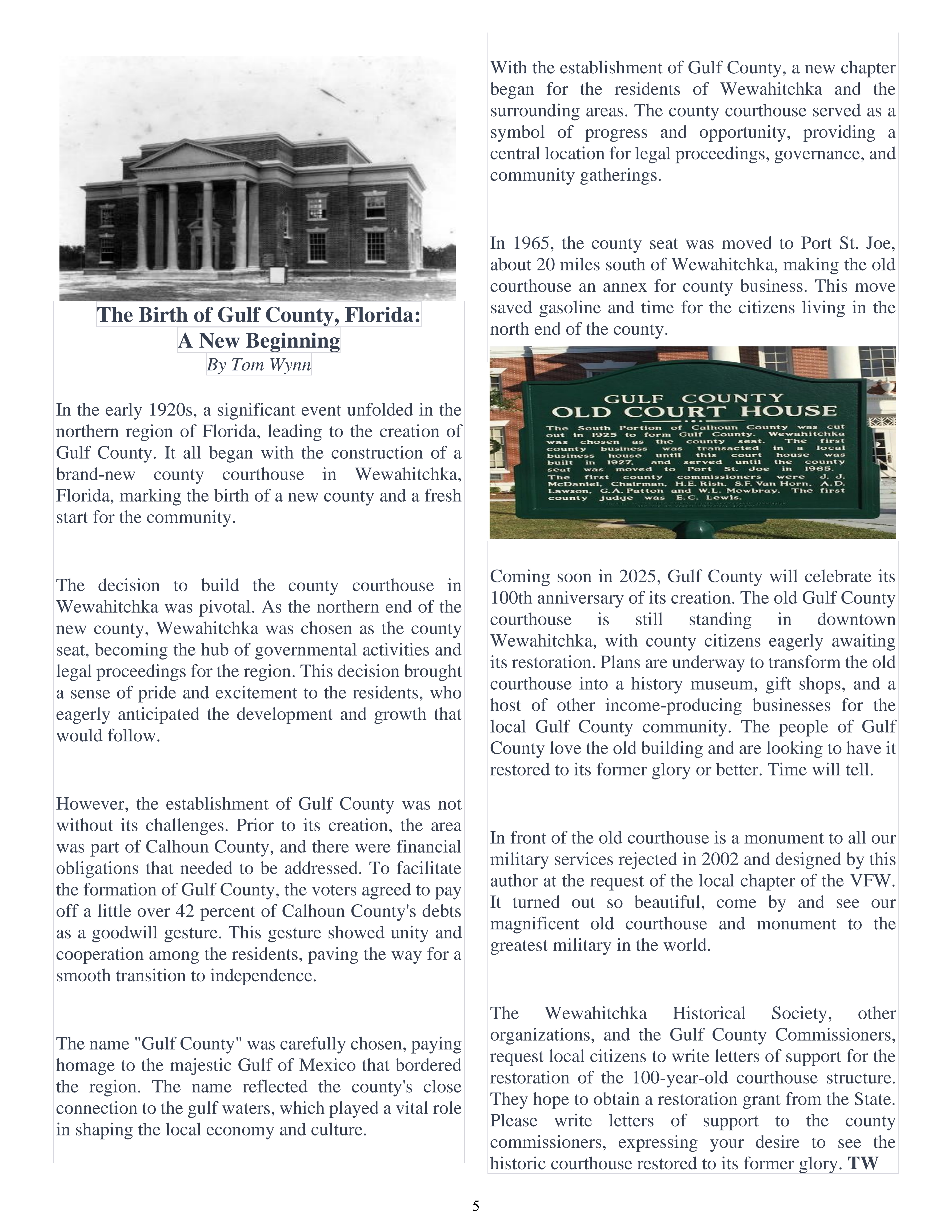 The Wewa News — Volume 6, Issue 2, Page 5