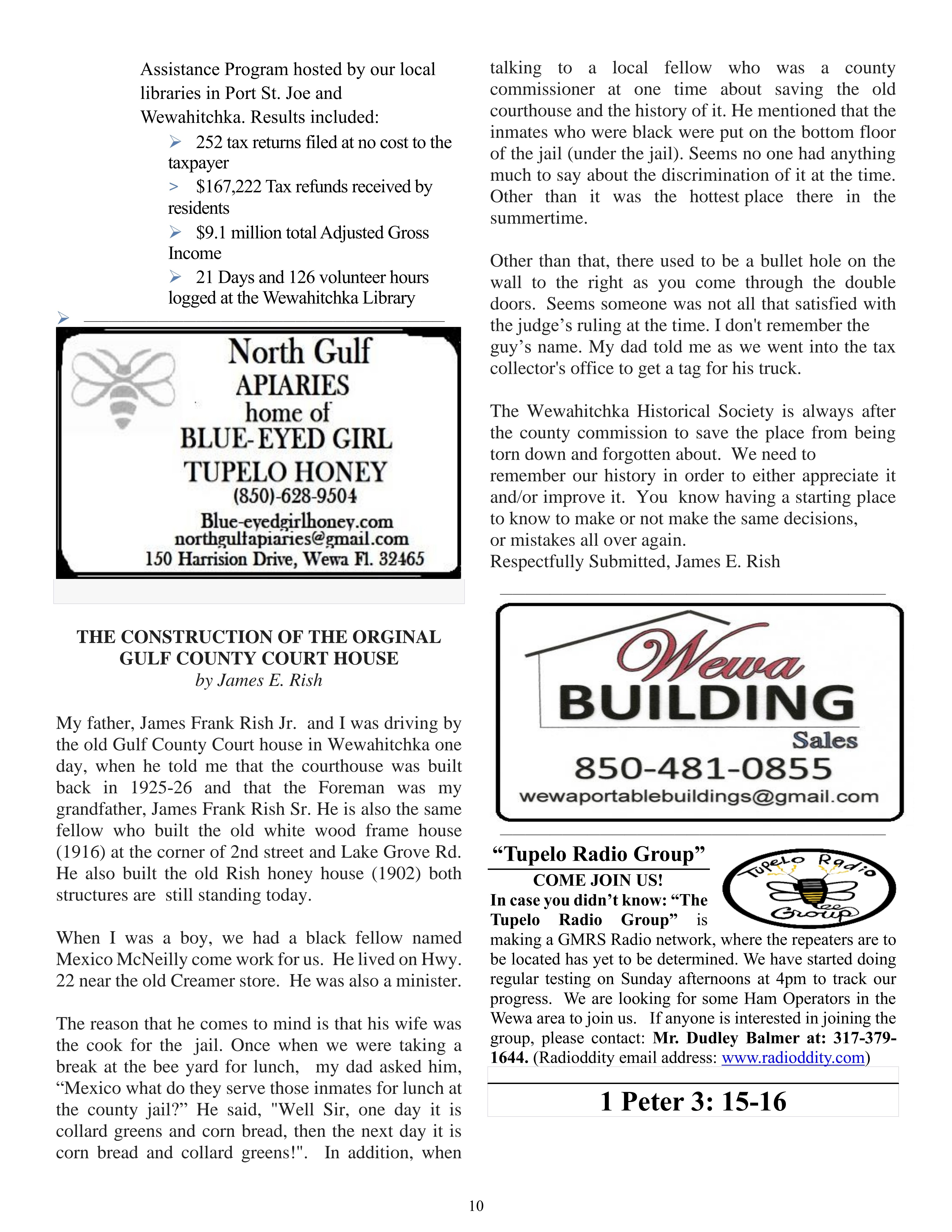 The Wewa News — Volume 6, Issue 2, Page 10