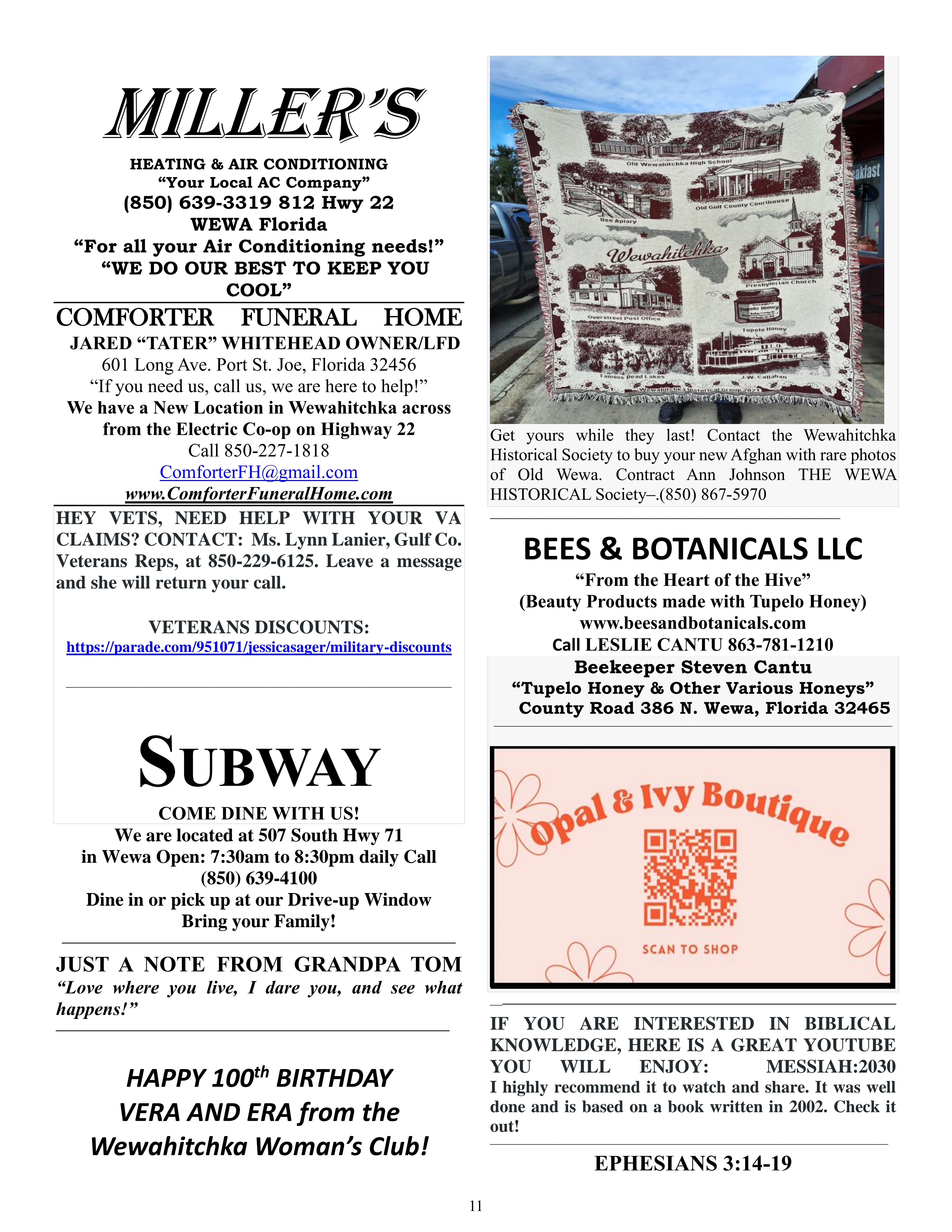 The Wewa News — Volume 6, Issue 2, Page 11