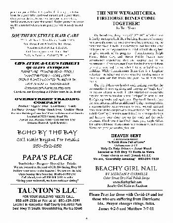 The Wewa News — Volume 3, Issue 7, Page 6