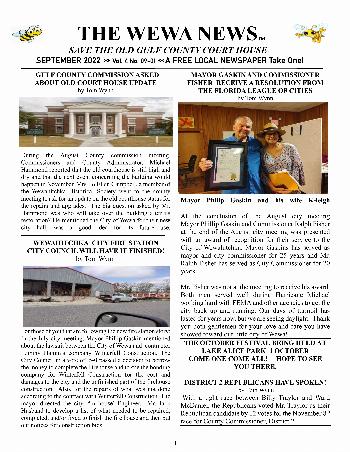The Wewa News — Volume 4, Issue 9, Page 1