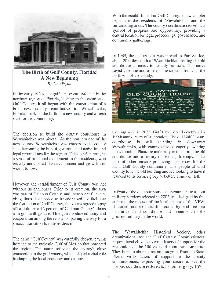 The Wewa News &mdash; Volume 6, Issue 1, Page 5
