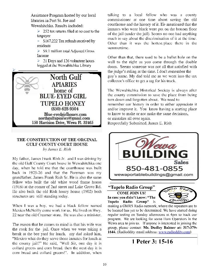 The Wewa News &mdash; Volume 6, Issue 1, Page 10