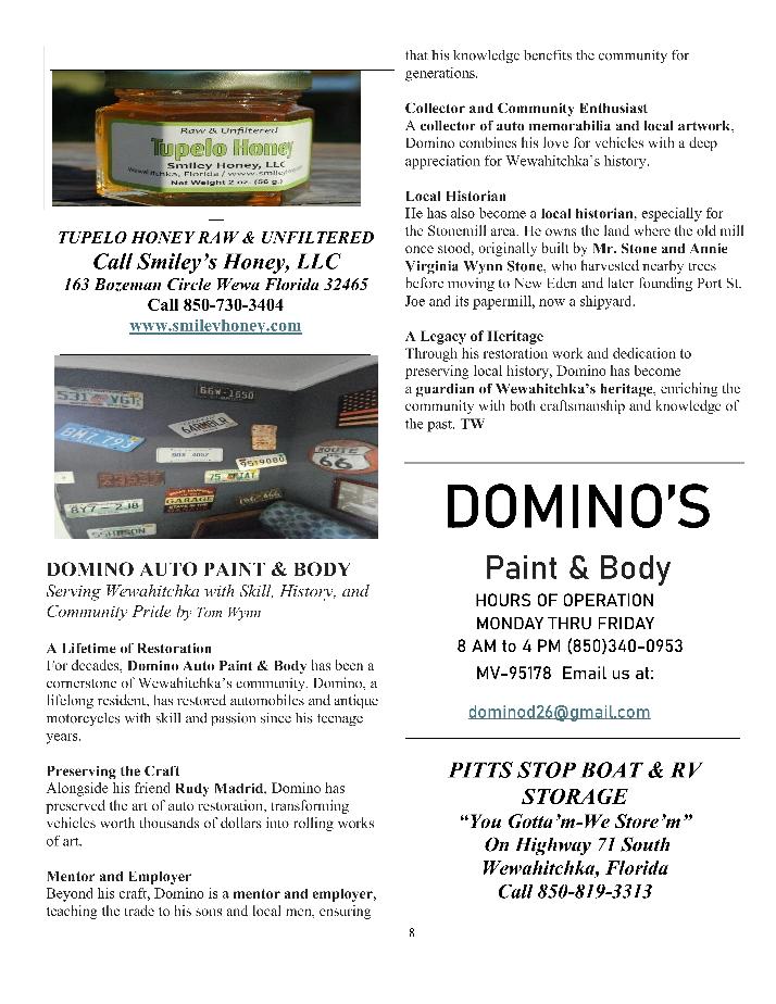 The Wewa News &mdash; Volume 8, Issue 1, Page 8