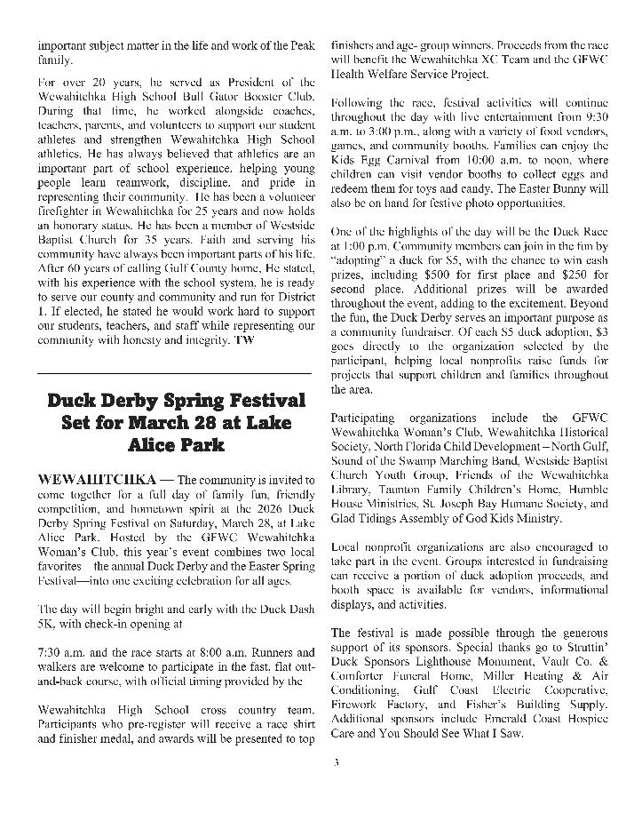 The Wewa News &mdash; Volume 8, Issue 2, Page 3
