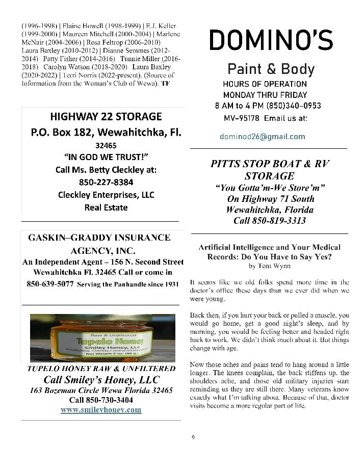 The Wewa News &mdash; Volume 8, Issue 2, Page 9