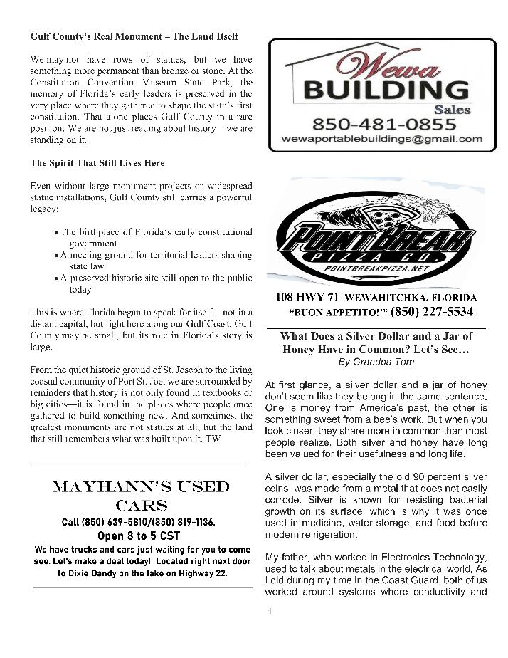 The Wewa News &mdash; Volume 8, Issue 3, Page 4