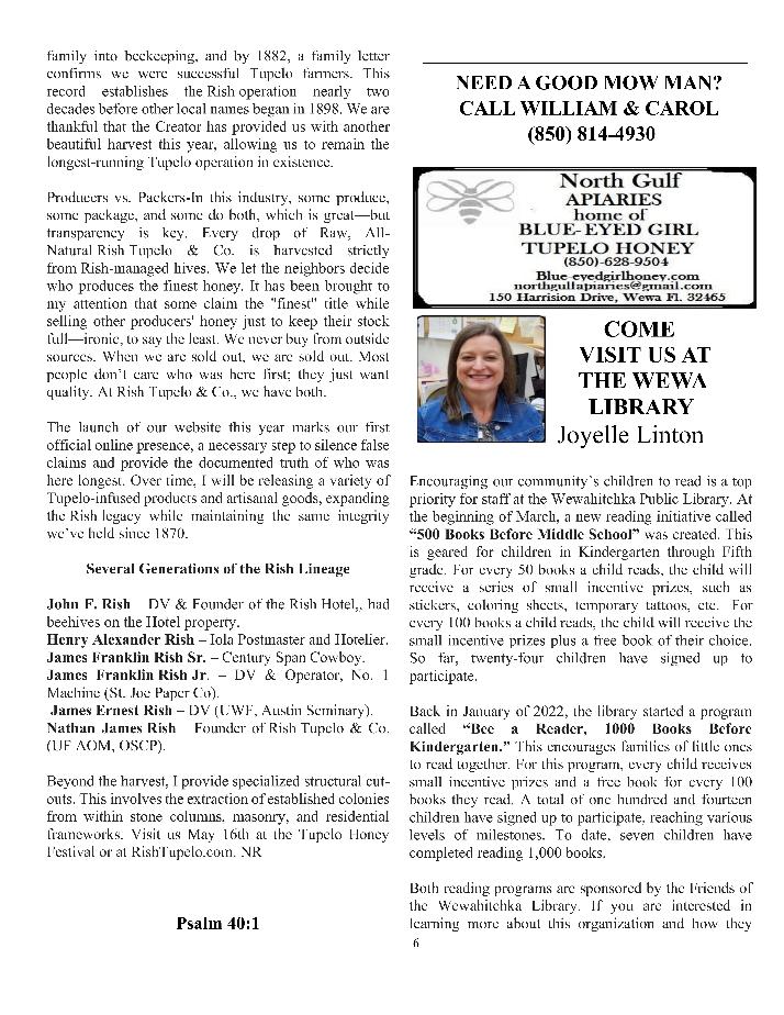 The Wewa News &mdash; Volume 8, Issue 3, Page 6