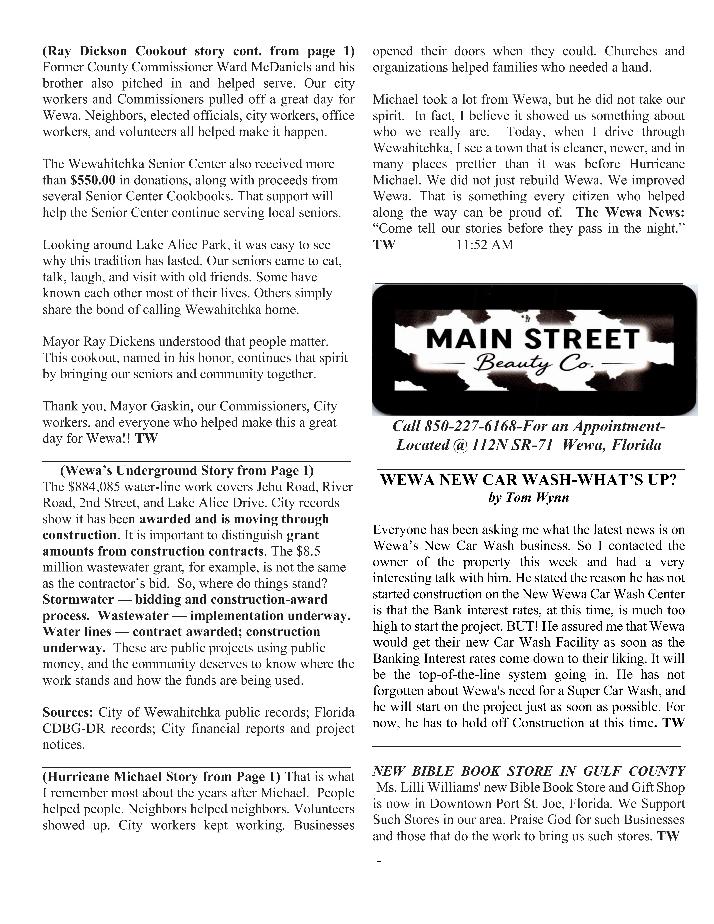 The Wewa News &mdash; Volume 8, Issue 6, Page 2