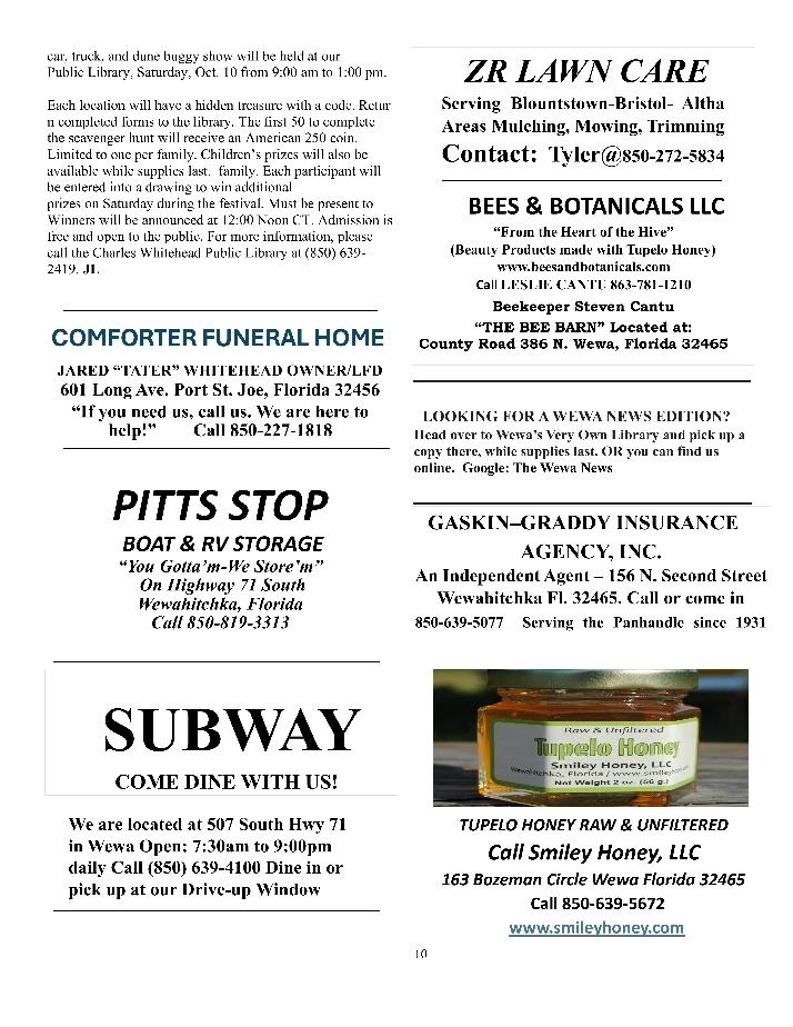 The Wewa News &mdash; Volume 8, Issue 6, Page 10